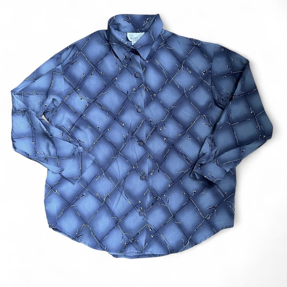 Vintage Susan Graver button up, Size Large